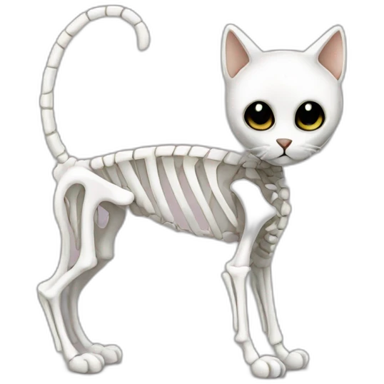 cat skelleton emoji