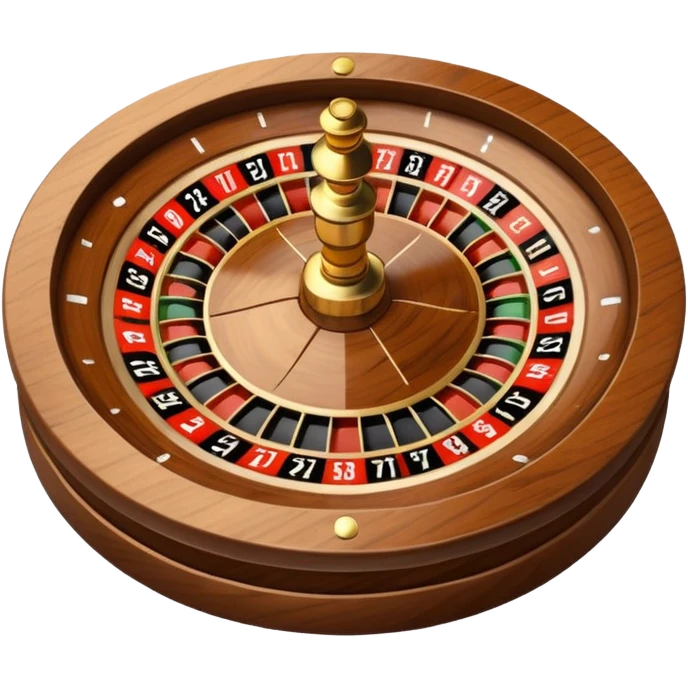 roulette wheel from one to seven emoji