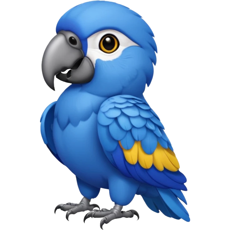 blue parrot from Brazil, rio emoji