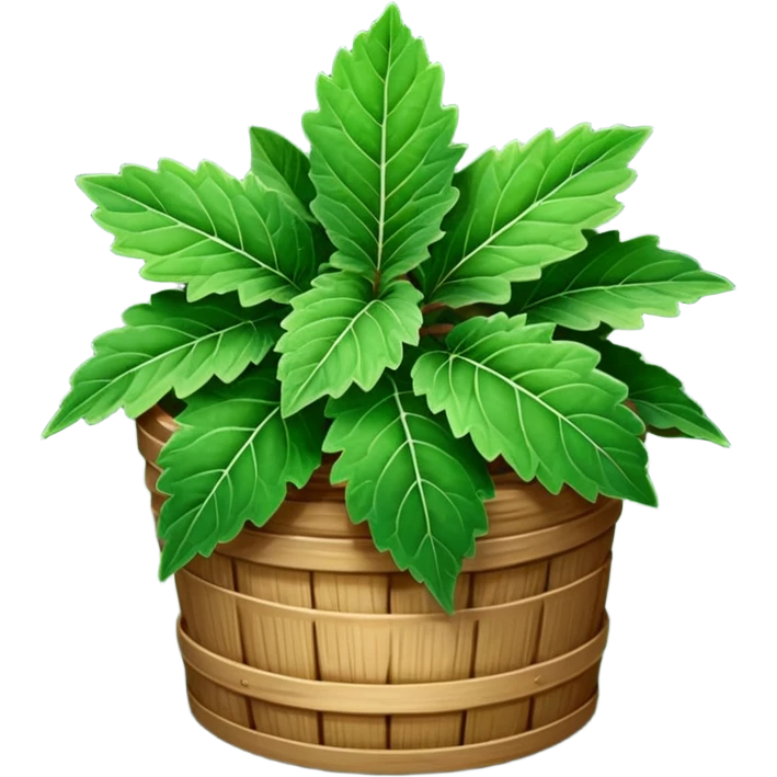 stack of patchouli leaves emoji