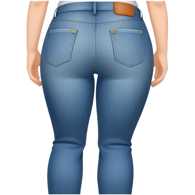 Fat butt emoji