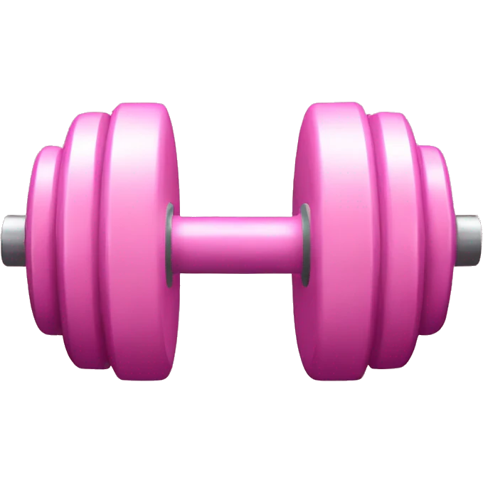 Light Pink dumbells emoji