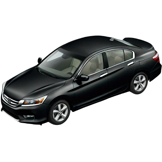 Black 2013 Honda accord emoji