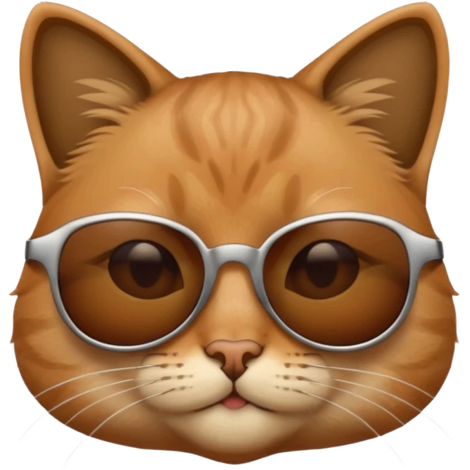 Cat wearing sunglasses emoji
