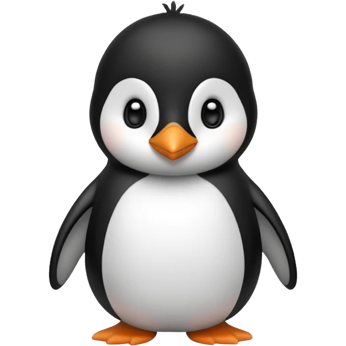 cute penguin emoji