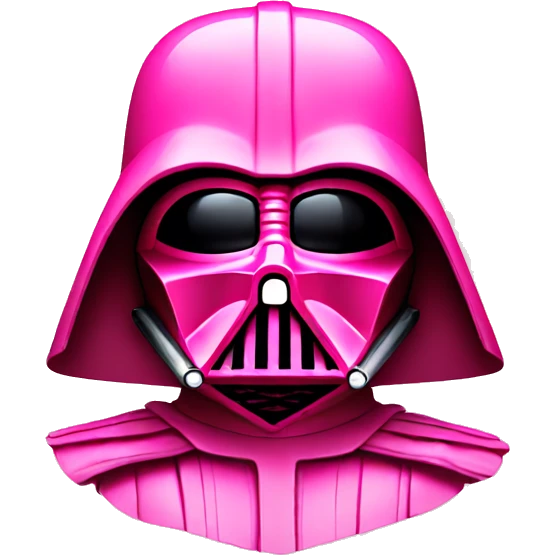 pink darth vader emoji