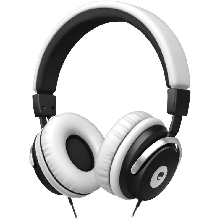 fluffy headphone emoji