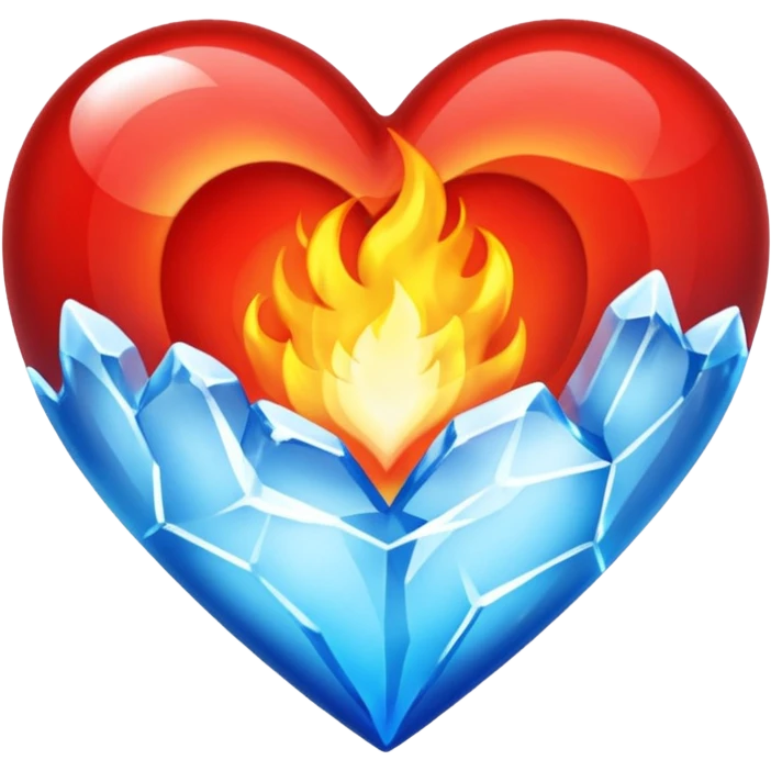 ❤️‍🔥💙 emoji