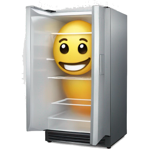 refrigerator laughs emoji