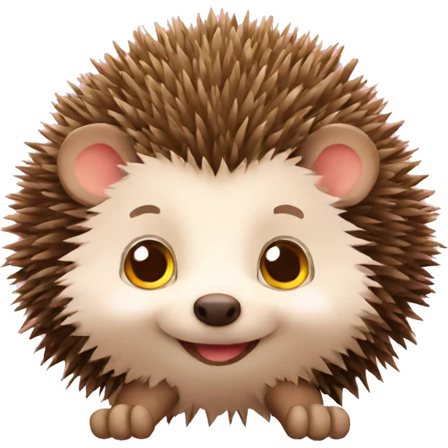 Hedgehog birthday emoji