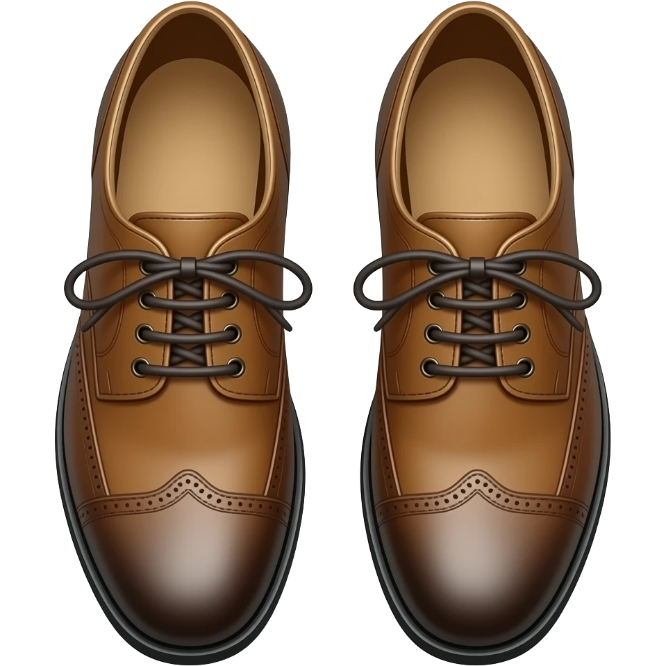 classic shoes top view emoji