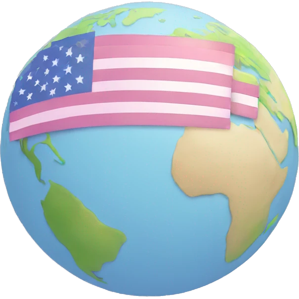 pastel usa earth emoji