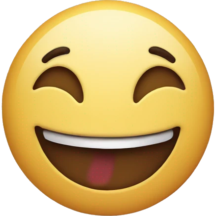 smilie face emoji with a rizz face emoji