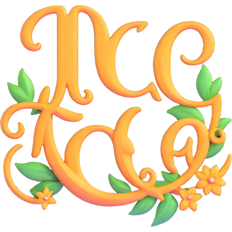 3D Hindi/Urdu calligraphy of the word Meri with decorative elements emoji