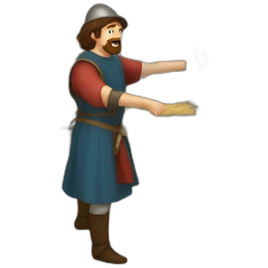 medieval Festival Organizer in action, organizing emoji