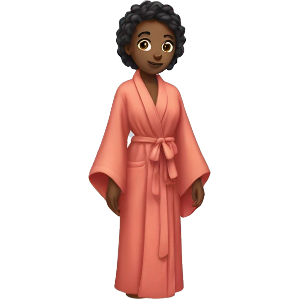 girl who pull the robe  emoji