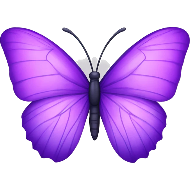 Purple butterfly emoji
