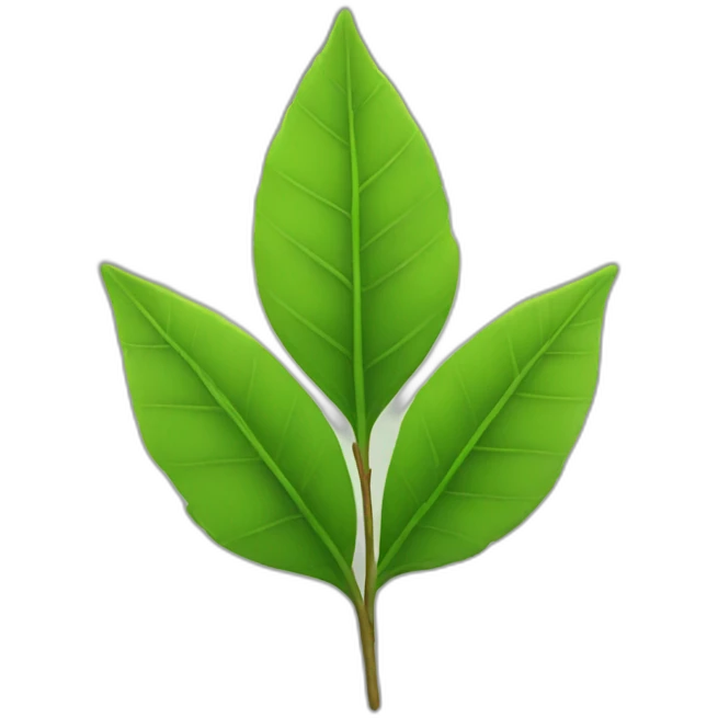 5 branch leaf emoji