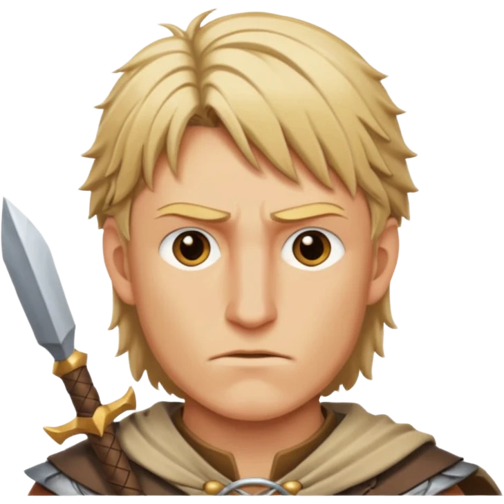 Thorfin avec son père et des flèches  emoji