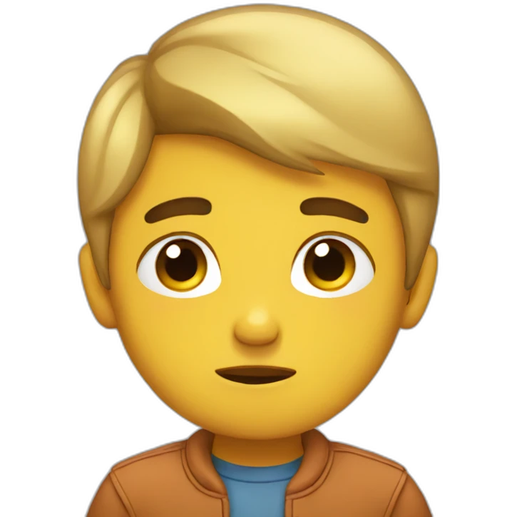 boy who feels sorry emoji