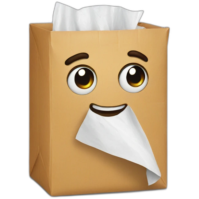tissue paper emoji