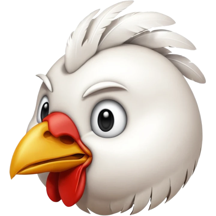 chicken 3d imoji count 100 transparent emoji