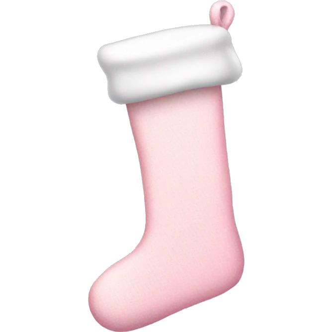Light pink stocking emoji