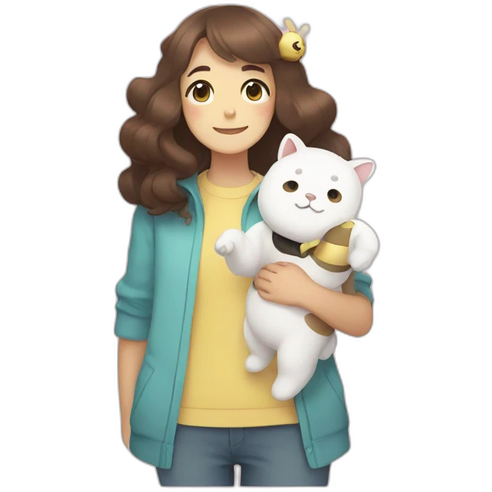 Bee and puppycat emoji