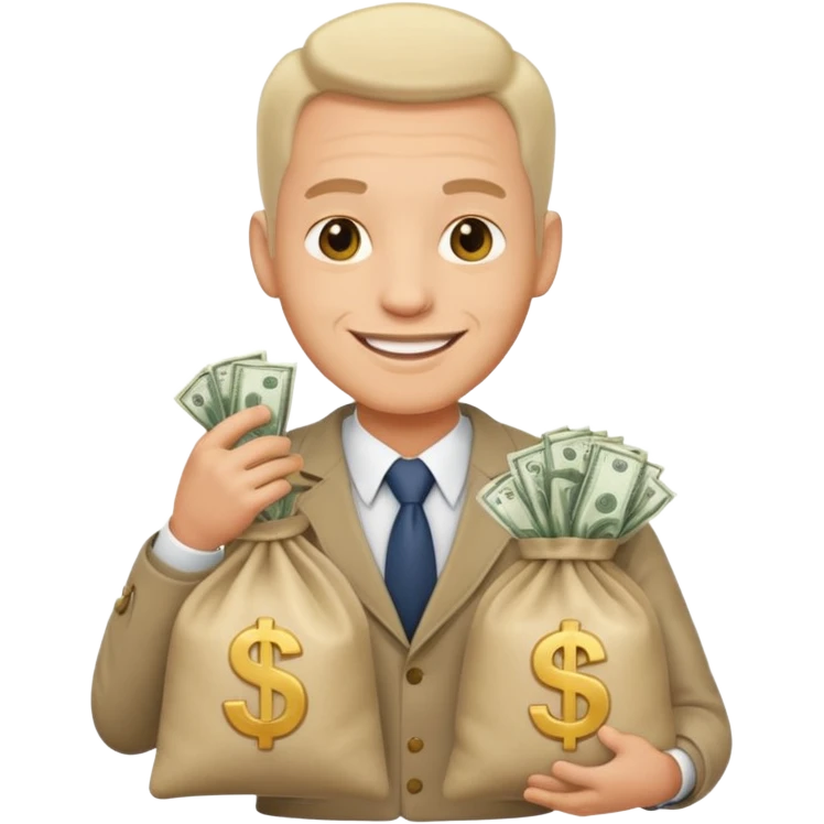UNCLE WITH a bag OF MONEY emoji