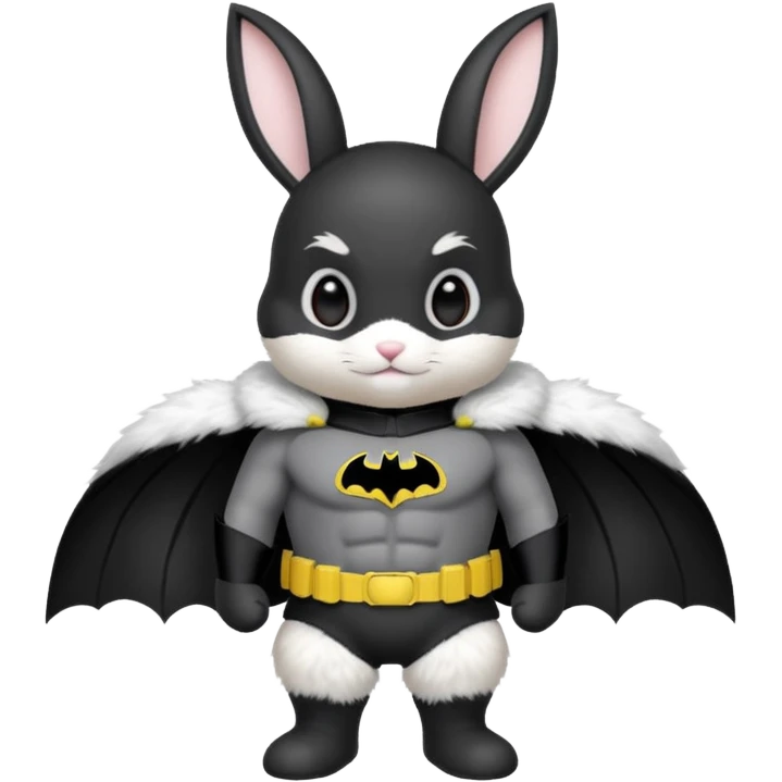 bunny as batman emoji