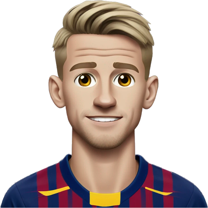 Caricatural Dani Olmo in Barca  emoji