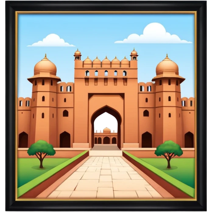agra fort emoji