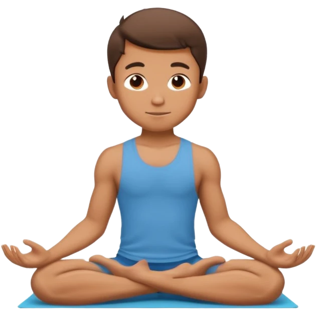 boy yoga poses emoji