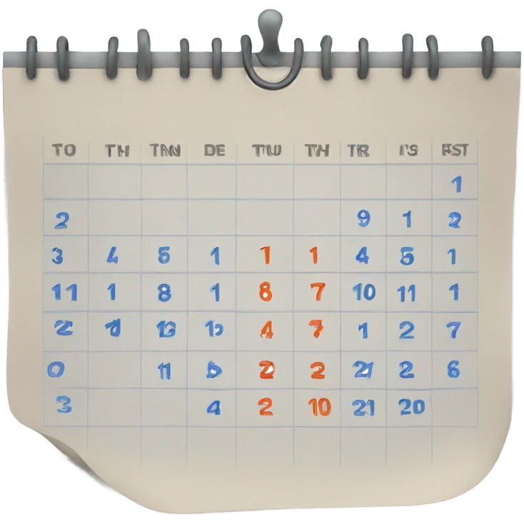 april calendar emoji