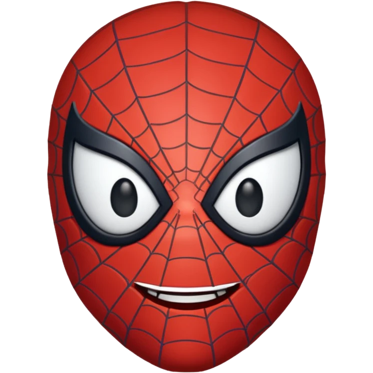 I want spiderman face emoji in a full face emoji