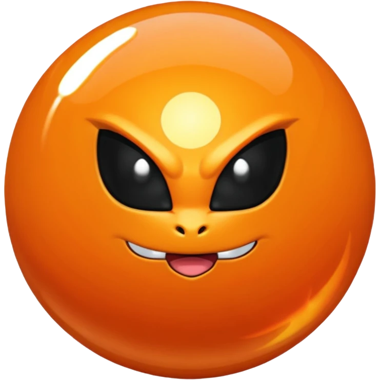 a dragon ball from dragon ball z emoji