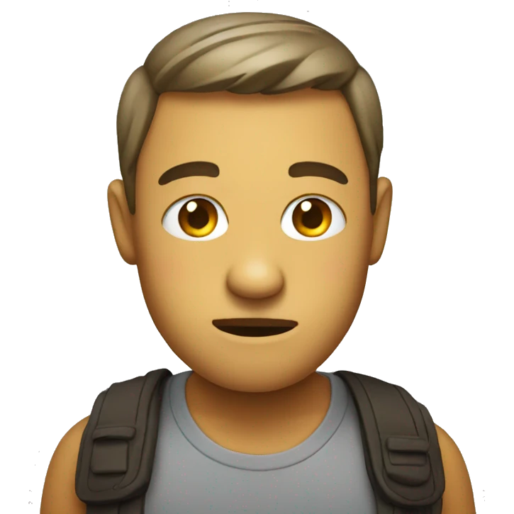emoji doing side eye emoji