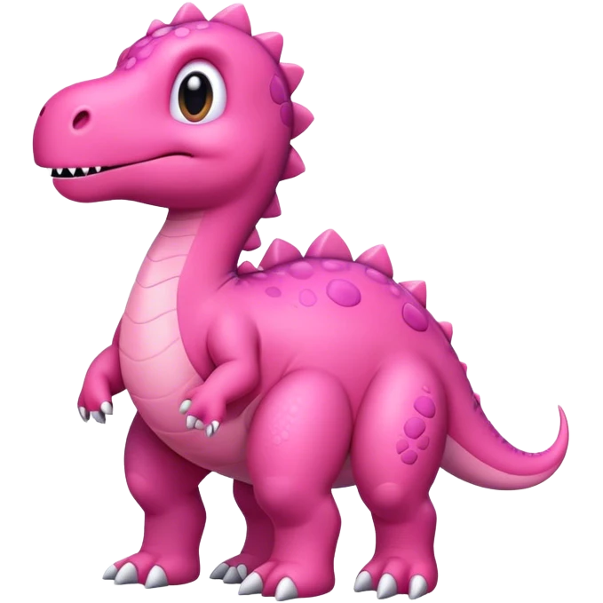 Pink big dinsouir emoji