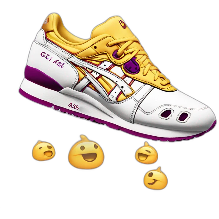 asics gel lyte emoji