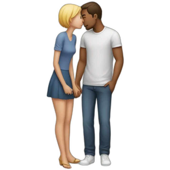couple kissing full body emoji