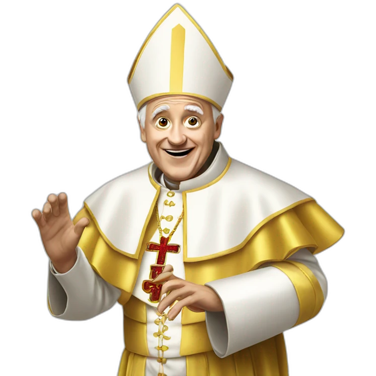 Pope-dancing-drag emoji