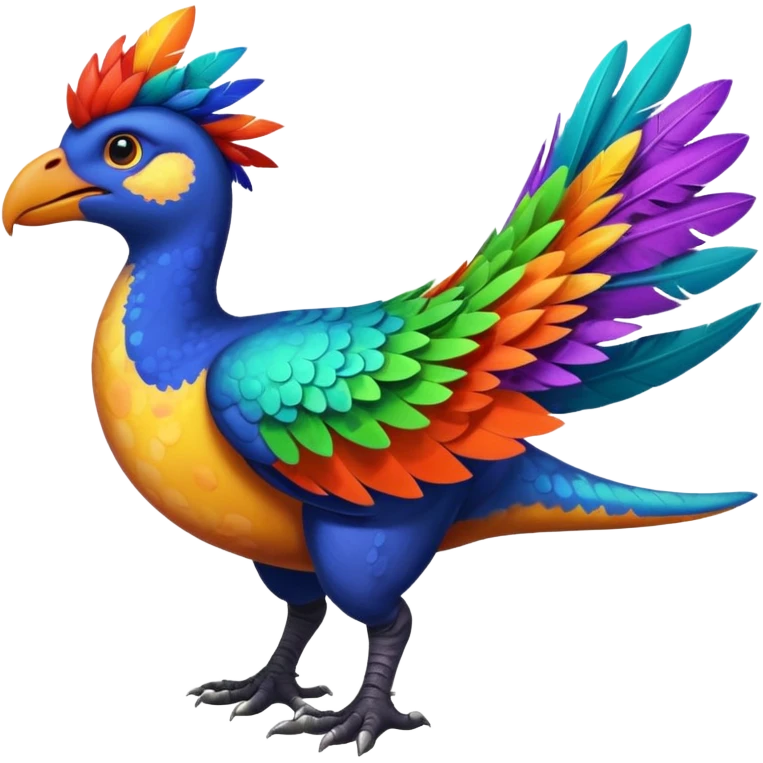 Dinosaur bird emoji