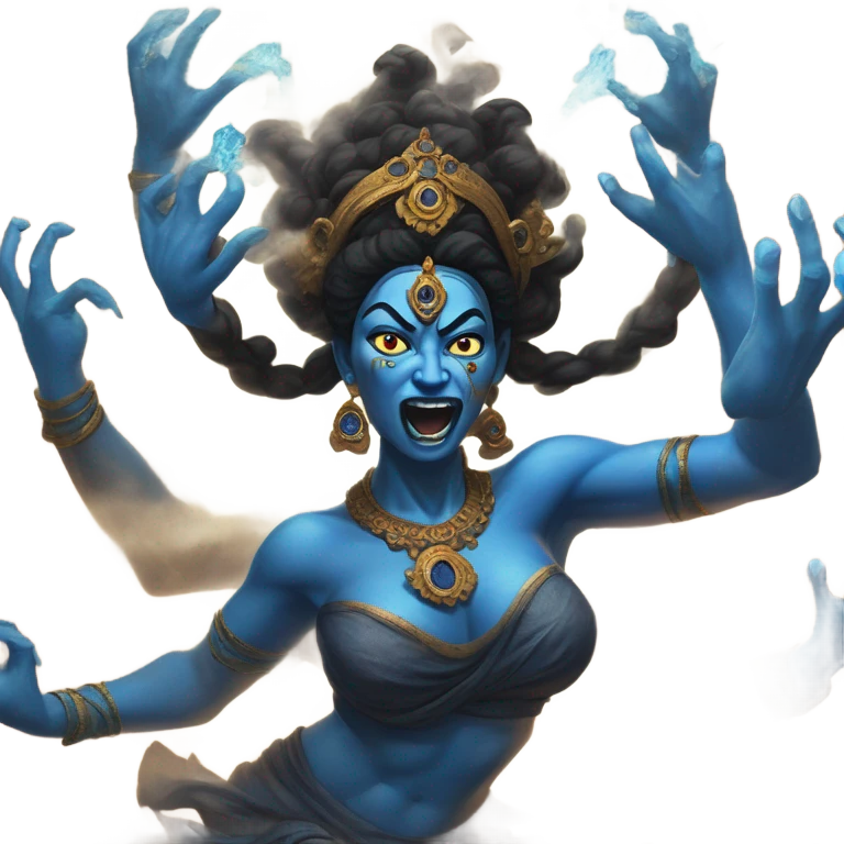 kali arising from ashes emoji