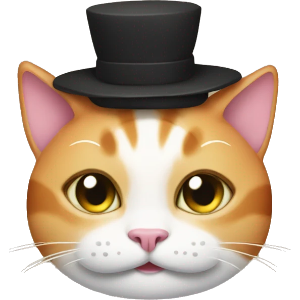cat wearing sushi as a hat emoji