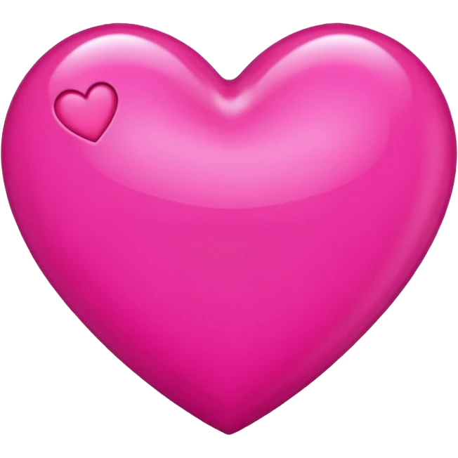 Hot pink heart that says good girl gone bad  emoji