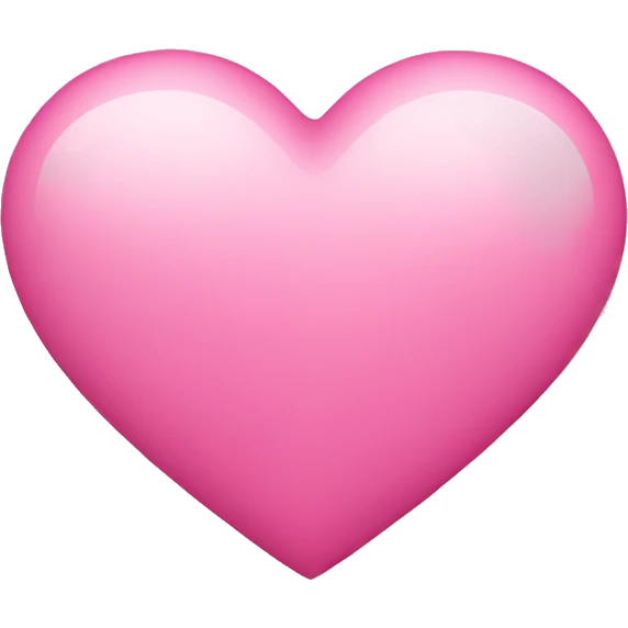 Pink heart emoji