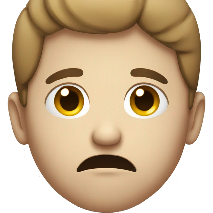 Tired face emoji