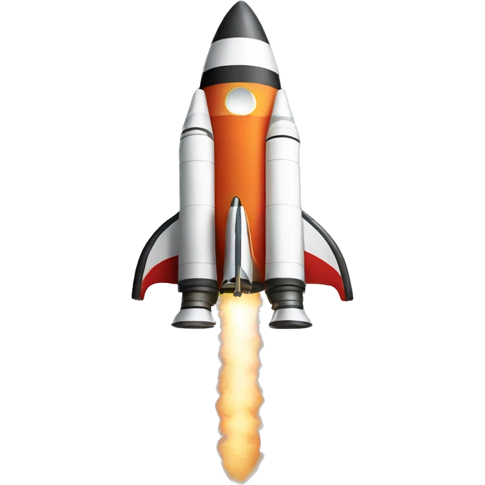 A cool rocket emoji emoji