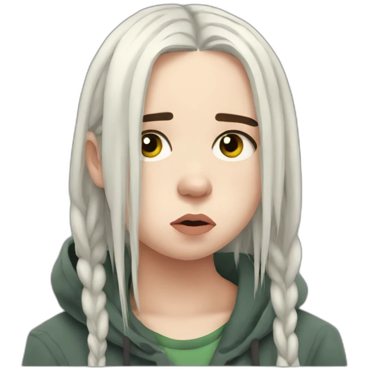Billie Eilish sad emoji