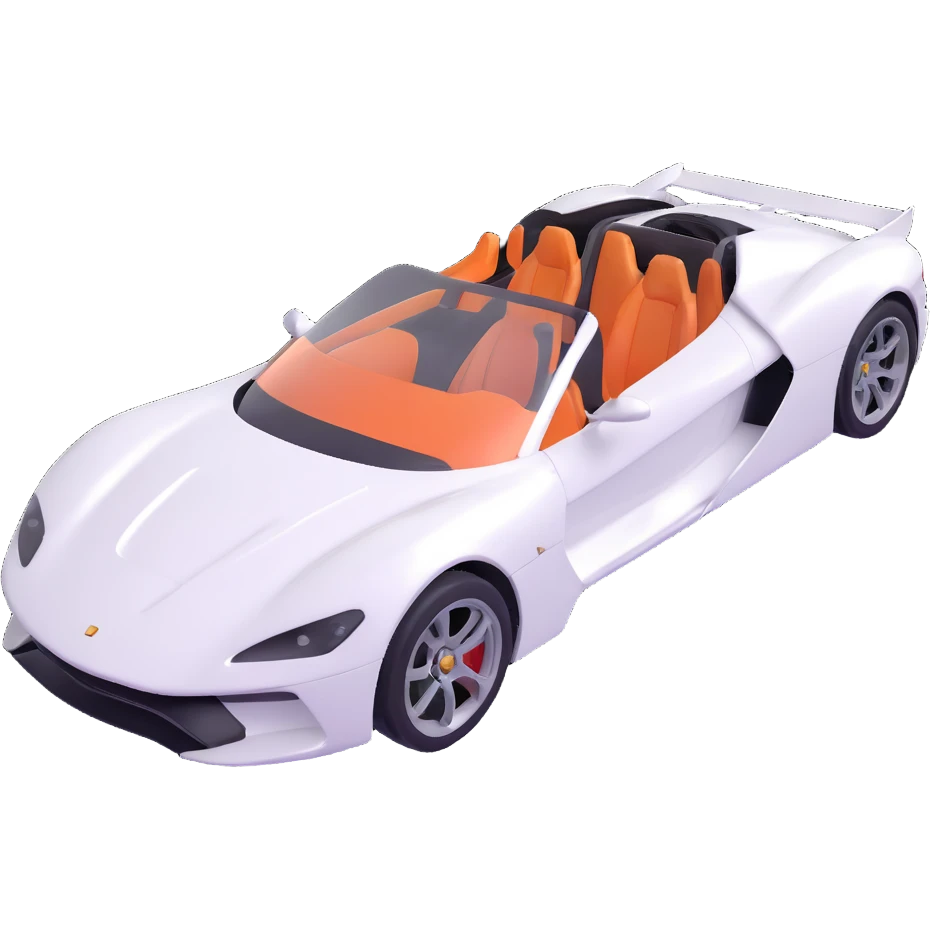 luxury sports car with a transparent layer being unrolled or placed over the hood, elegant and high-end emoji